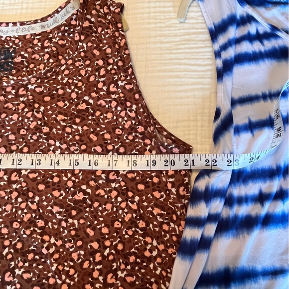 Bundle of 2 Muk Luks Sleeveless Midi Dresses Size Petite 1X - Picture 6 of 10